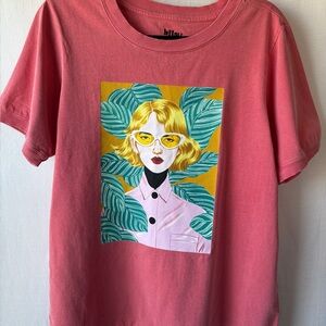 Bijou Karman Sz L Graphic Tee Feminism Boho Indie Sleeze Vintage Streetwear
